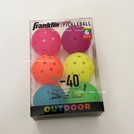 APF02 [American Selection-Ready Stock] Franklin 40-Hole Pickleball X-40 Pickleball Game Pickleball