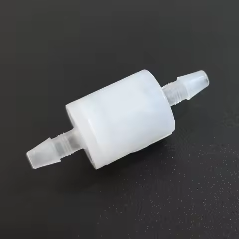 1/8" hose barb PVDF/PP plastic check valve/ozone one way/Non-return valve for air water oil/Spring c