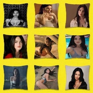 M-Megan Fox Cool Throw Pillow Case For 45x45cm 40x40cm 30x30cm 50x50cm 55x55cm Square Home Pillowcas