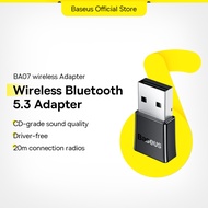 Baseus BA07 USB Bluetooth Adapter Bluetooth 5.3 for PC Laptop Wireless Speaker Audio Receiver USB Tr