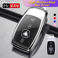 【Mr.Key】 New Mercedes Benz Key Case for C-Class / E- Class / GLC300 / E260 / E300 / C180 / C200 / Be