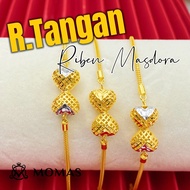Rantai Tangan Riben Masdora emas 916 Rantai Tangan Emas 916 Gelang tangan emas 916 emas 916 original