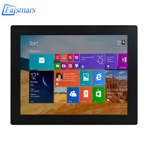 19 Inch 1280x1024 Industrial Monitor Touch Display With HDMI/VGA/DVI/USB Interface Resistive touch s