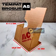 A5 flyer brochure holder acrylic business card table cafe resto cashier CAN GRAB