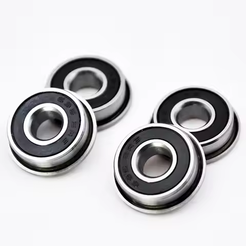 10pcs F695 2RS Bearing 5*13*4 MM Flanged F695 RS Miniature Ball Bearings F695RS For VORON Mobius 2/3