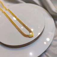 700 16K Gold Necklace Centipede VAR LOVE MODEL Weight 4.97GR Length 40CM TMG/CT