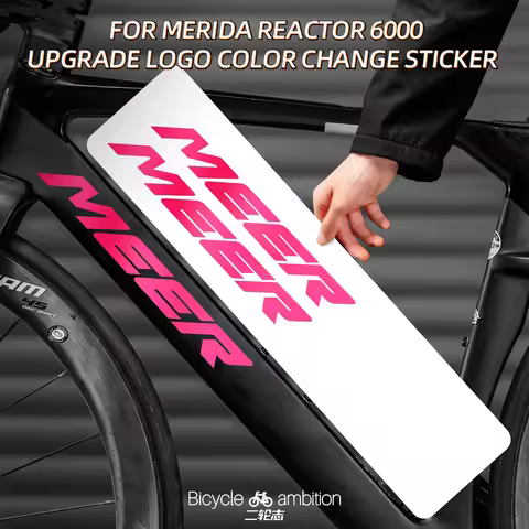 For MERIDA Reacto 6000 Road Bike Down Tube Logo Decals Frame Wraps Boost Style Guard Frame Bike Deco