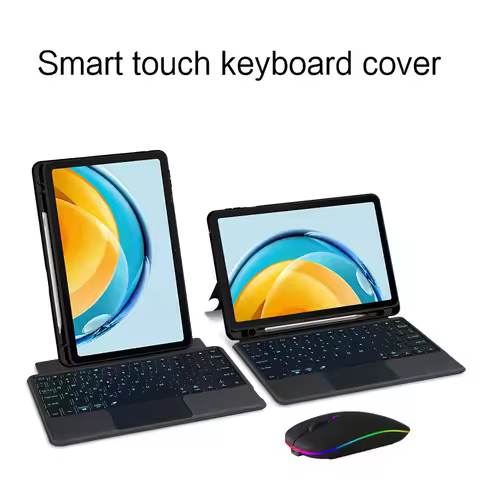For Huawei MatePad SE 10.4 inch Case Touchpad Backlit Keyboard for Funda Huawei MatePad SE 10 4 AGS5