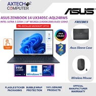 Asus Zenbook 14 UX3405C-AQL248WS 14” WUXGA OLED Laptop Ponder Blue ( CU5-225H, 16GB, 512B SSD, Intel