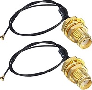 onelinkmore UFL to SMA M.2 NGFF SMA Female Jack Bulkhead to MHF4 RF Pigtail WiFi Antenna Extension C