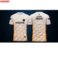 Fnatic Championship New Jersey T-shirt (free custom nickname)
