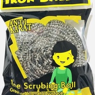 terbaru 1 Lusin Sabut Kawat Stainless Anti Karat Iron Ball Sabut Cuci Piring PILIH VARIAN