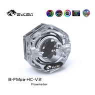 【Buy 2 or more cheapest】Bykski B-FMpa-HC-V2 Flow Indicator - Frosted w/ 5v Addressable RGB (RBW)