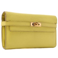 Hermes Long Kelly 檸檬黃長夾