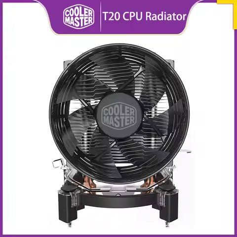 Cooler Master T20 CPU Cooler 2 Heat Pipe CPU Processor Radiator For LGA 775/1150/1151/1155/1156/1200
