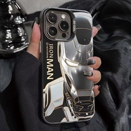 Iron Man Suitable for Apple 15Pro Phone Case iPhone16Pro Cool 14Pro Premium 13Pro Foreign Trade 17