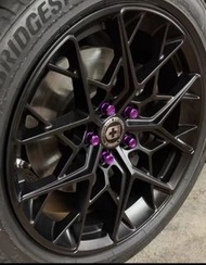 🇩🇪🇪🇺🔩 Benz BMW Audi VW 螺絲盒裝 🟣 purple EURO RAYS LUG BOLT ⚡🔩