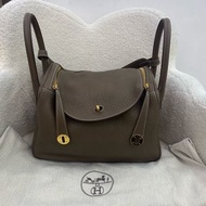 愛馬仕/Hermès lindy30 大象灰金扣 y刻