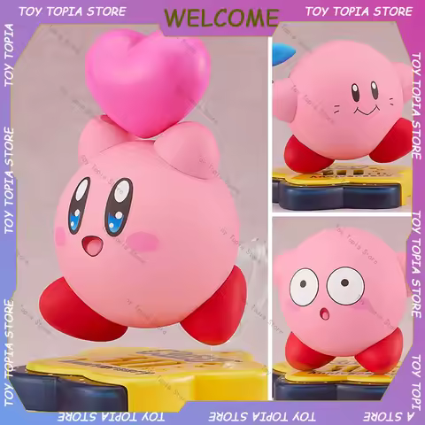 8.5cm Nendoroid Kirby 30th Anniversary Edition Anime Model Figurine Magnetic Movable Multi-accessory