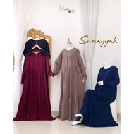 KATUN SUMAYYAH SERIES PLAIN COTTON TWILL DRESS | LONG DASTER GAMIS DASTER FIFI BUSUI FRIENDLY