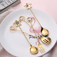 高颜值不锈钢金勺礼物创意勺婚礼情侣系列High color value stainless steel golden spoon gift creative spoon weddingq2r7yf6m