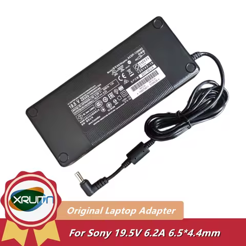 19.5V 6.2A Genuine AC Adapter Charger for Sony Bravia KDL-40R483B/ 40R485B/55XE8096 LCD/LED TV Power