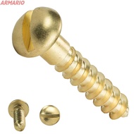 ARMARIO Wood Screws Chipboard  Slotted Drive Hardware Solid Brass