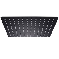 Ezsf00 Mall SUS 304 #โครเมียมสแตนเลสสตีล16นิ้ว40x4 0ซม. หัวฝักบัว Celiling/ติดผนังห้องน้ำอุปกรณ์อาบน