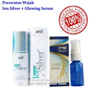 MSI FACEMIST IONSILVER PUTIH+MSI GLOWING SERUM/ pencerah wajah
