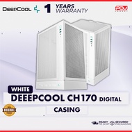 DEEPCOOL CH170 DIGITAL ITX CASING - WHITE