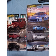 Hot Wheels SedanGSR/Benz 500/Porsche 911/Toyota EJ43/Land Rover 90