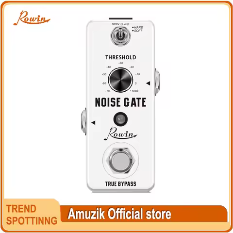 Rowin Guitar Noise Gate Pedal Noise Killer Pedals Noises Suppression Effects For Electric Guitar Har