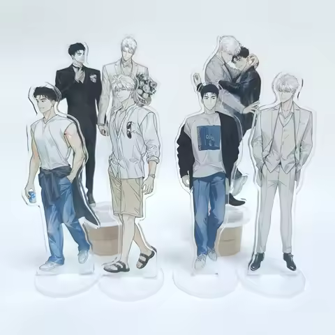 Off Track Acrylic Stand Merch BL Yaoi Manhwa Key Chain Anime Collectible Gift