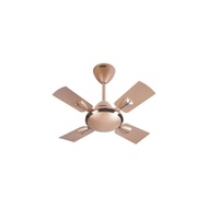 Usha Striker Galaxy 600mm Ceiling Fan with four rose gold blades and central motor housing.