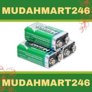 1pcs 9V battery 6F22 dry battery square box toy microphone microphone multimeter battery  9V电池 6F22干