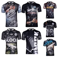 ◈✥ fdgfjghjh Glock T-Shirt Printed Team Glock Jersey New Design Full Sublimation