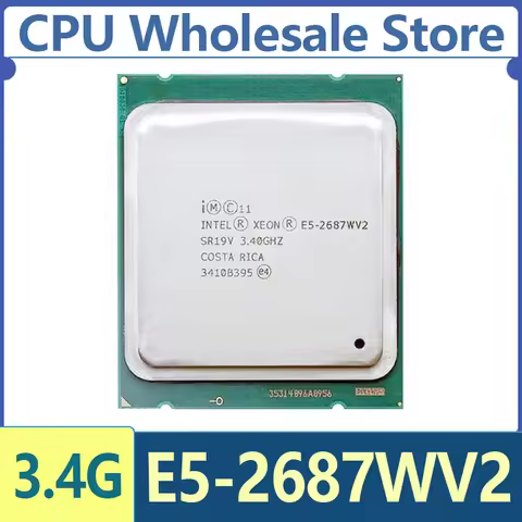 Intel Xeon E5 2687W V2 2687Wv2 3.40GHz 8-Core LGA 2011 cpu processor E5-2687WV2