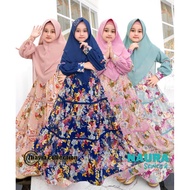 hk3 GAMIS NAURA SERIES SYARI ANAK BY ZC ORIGINAL