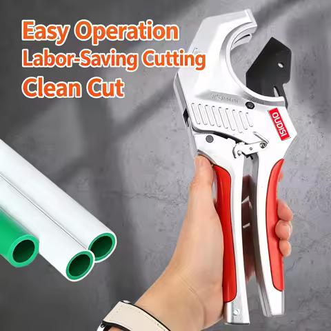 32 42 63 75mm Ratchet Pipe Cutter Heavy Duty Tube Scissors Labor Saving PPR PVC PE Hose Cutting For