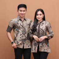 Couple Batik Baju Pria Wanita Batik Seragam Kantor Batik Pesta M L Xl