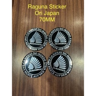 RAGUNA LOGO STICKER ORIGINAL JAPAN 70MM