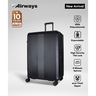 Airways Ember: 20"/24"/28" (Life Time Warranty ), 100% PC, 360 8 Wheels, TSA Lock, Expandable, Anti 