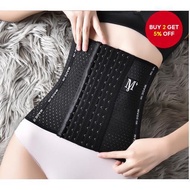 Steel Boned Waist Trainer Slimming Girdle Shapewear Corset Tummy Trimmer Body Shaper Tummy Control B