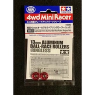 ORI Tamiya MINI 4WD 95549 Lightweight 13mm Aluminum Ball-Race Rollers (Ringless/Red) Original