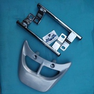 FIZ R SILVER REAR BRACES SET CHROME SIDE BRACES