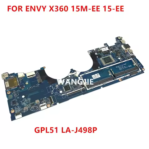 GPL51 LA-J498P For HP ENVY X360 15M-EE 15-EE Laptop Motherboard With CPU: R5-5500U R7-5700U AMD M369