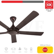 56" RYOU Series KDK Ceiling Fan 5 Blade DC Motor (K14PH-PBR, K14PH-EY, K14PH-WA)