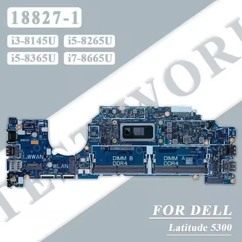 Laptop Motherboard For Dell Latitude 5300 With i3/i5/i7-8th Gen CPU DDR4 05N31T 0RKC2Y 05KRX2 Notebo