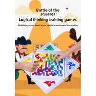 Large Grid Gladiator Chess | 2-4 Player Tetris Style Tabletop Toy