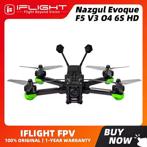 IFlight Nazgul Evoque F5 V3 O4 6S HD Drone BNF With O4 Air Unit Pro / XING2 2207 1750KV Motors For F